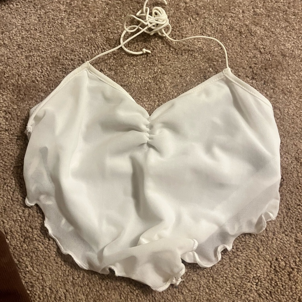 White tank top